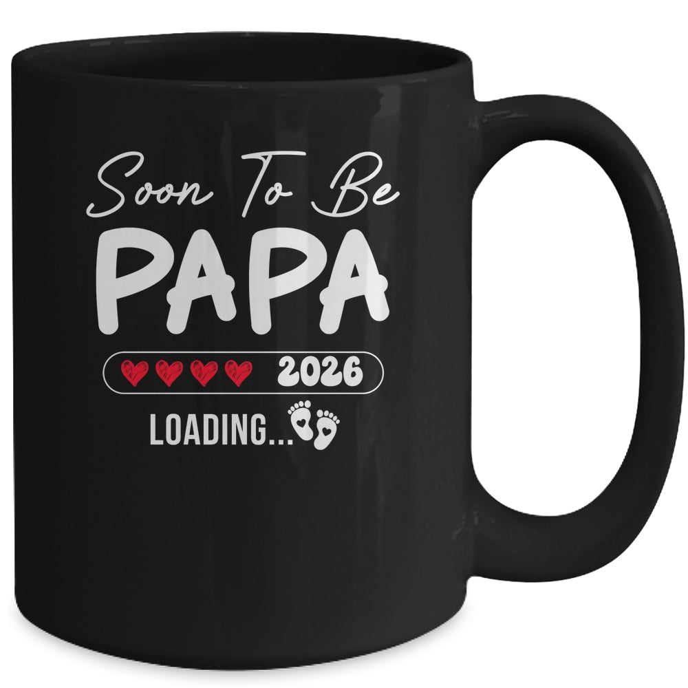 Soon To Be Papa 2026 Loading Promoted To Papa Est 2026 Mug | teecentury