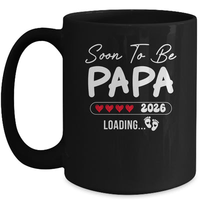 Soon To Be Papa 2026 Loading Promoted To Papa Est 2026 Mug | teecentury