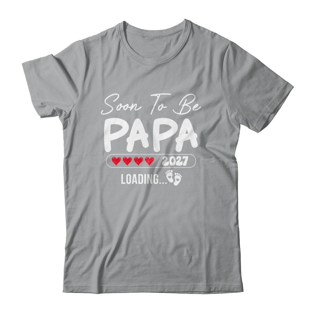 Soon To Be Papa 2027 Loading Promoted To Papa Est 2027 Shirt & Tank Top | teecentury
