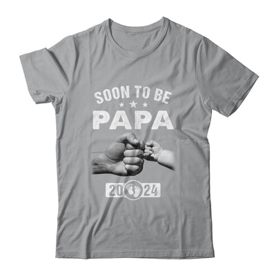 Soon To Be Papa Est 2024 Fathers Day First Time New Papa Shirt & Hoodie | teecentury