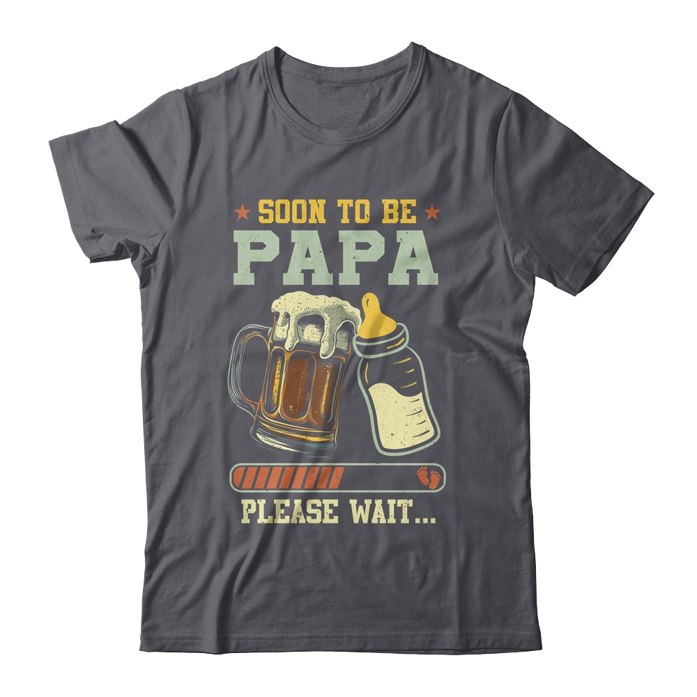 Soon To Be Papa Est 2025 Pregnancy Announcement Loading Shirt & Hoodie | teecentury
