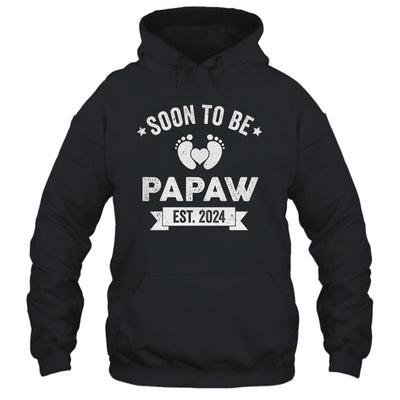 Soon To Be Papaw 2024 Fathers Day First Time Papaw Shirt & Hoodie | teecentury