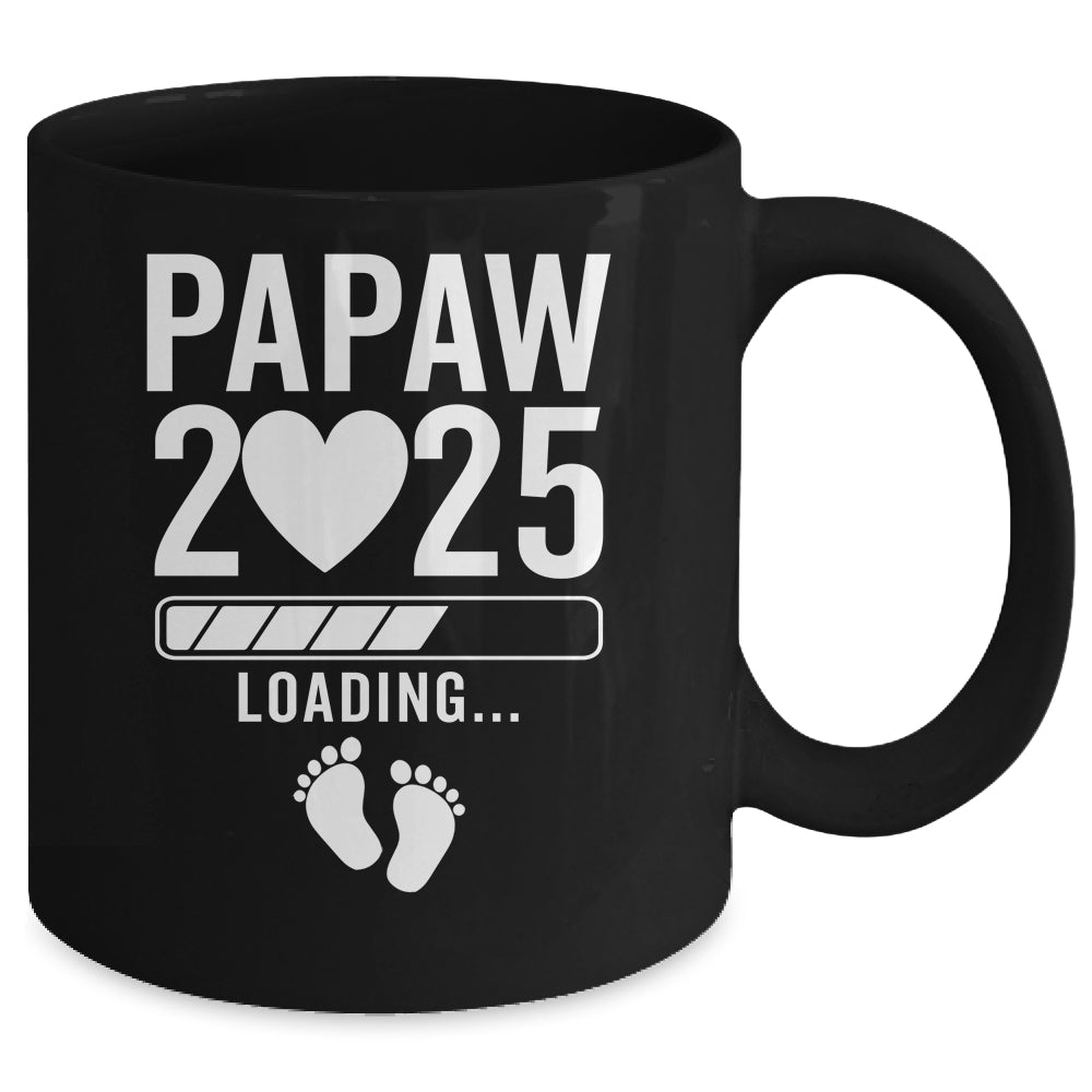 Soon To Be Papaw 2025 Pregnancy Announcement Loading Mug | teecentury