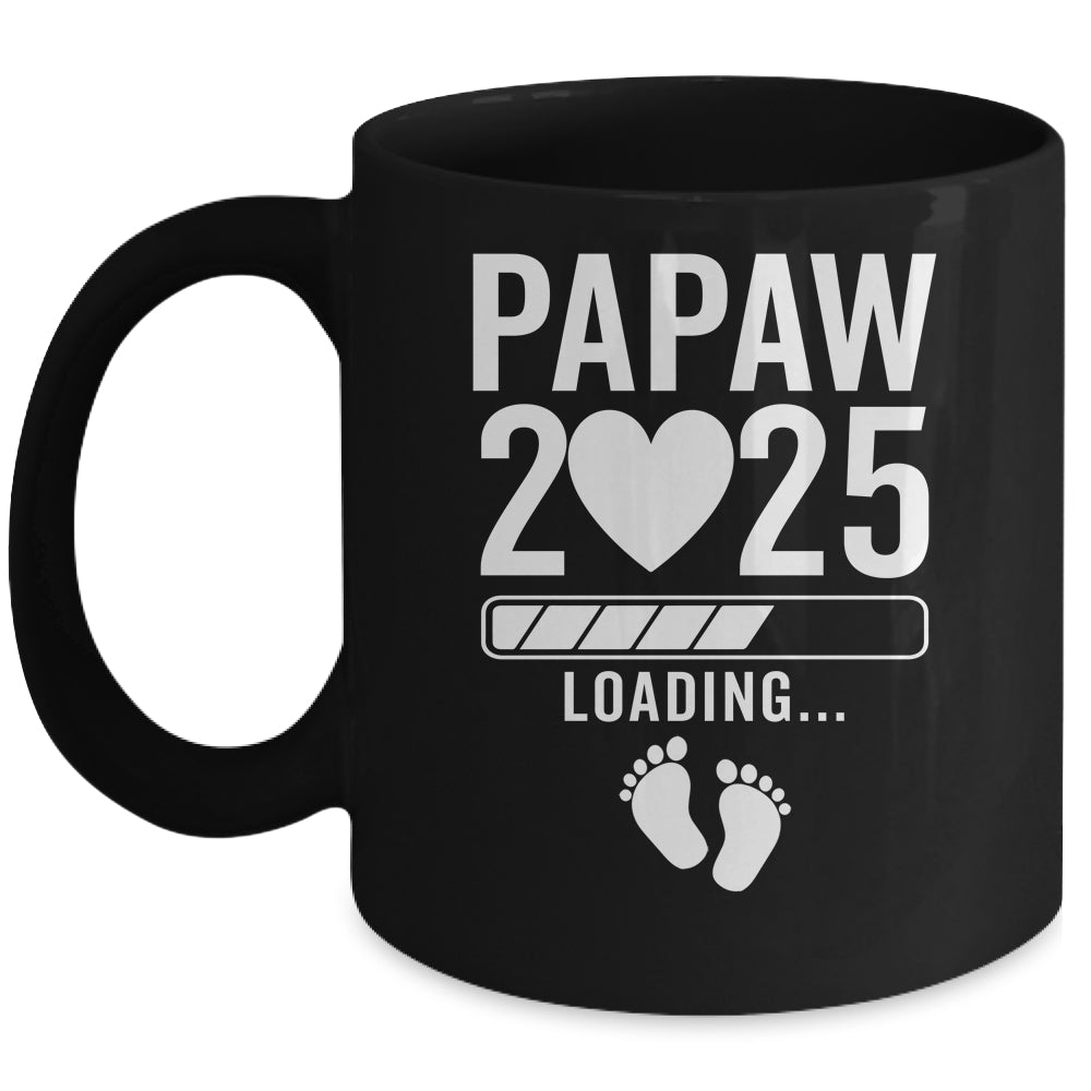 Soon To Be Papaw 2025 Pregnancy Announcement Loading Mug | teecentury