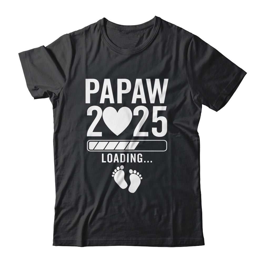 Soon To Be Papaw 2025 Pregnancy Announcement Loading Shirt & Hoodie | teecentury
