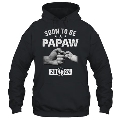 Soon To Be Papaw Est 2024 Fathers Day First Time New Papaw Shirt & Hoodie | teecentury