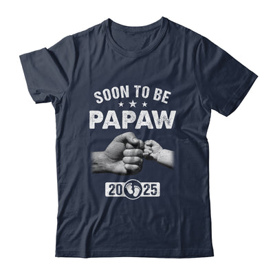 Soon To Be Papaw Est 2025 Fathers Day First Time New Papaw Shirt & Hoodie | teecentury