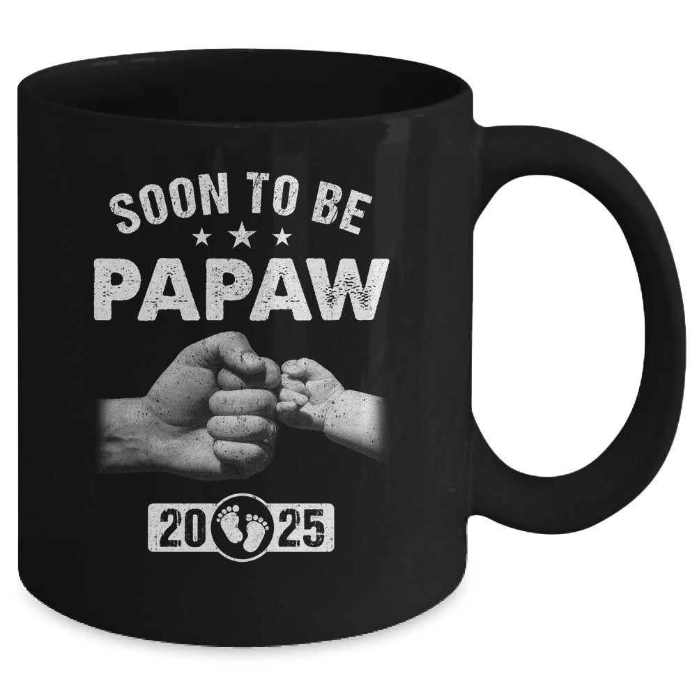 Soon To Be Papaw Est 2025 Fathers Day First Time New Papaw Mug | teecentury