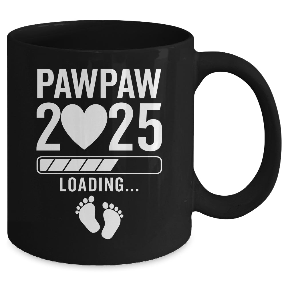 Soon To Be Pawpaw 2025 Pregnancy Announcement Loading Mug | teecentury