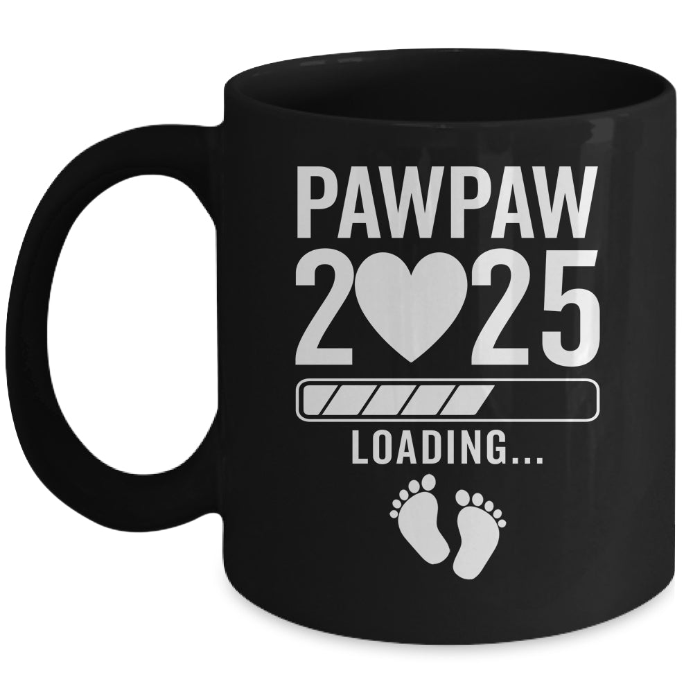 Soon To Be Pawpaw 2025 Pregnancy Announcement Loading Mug | teecentury