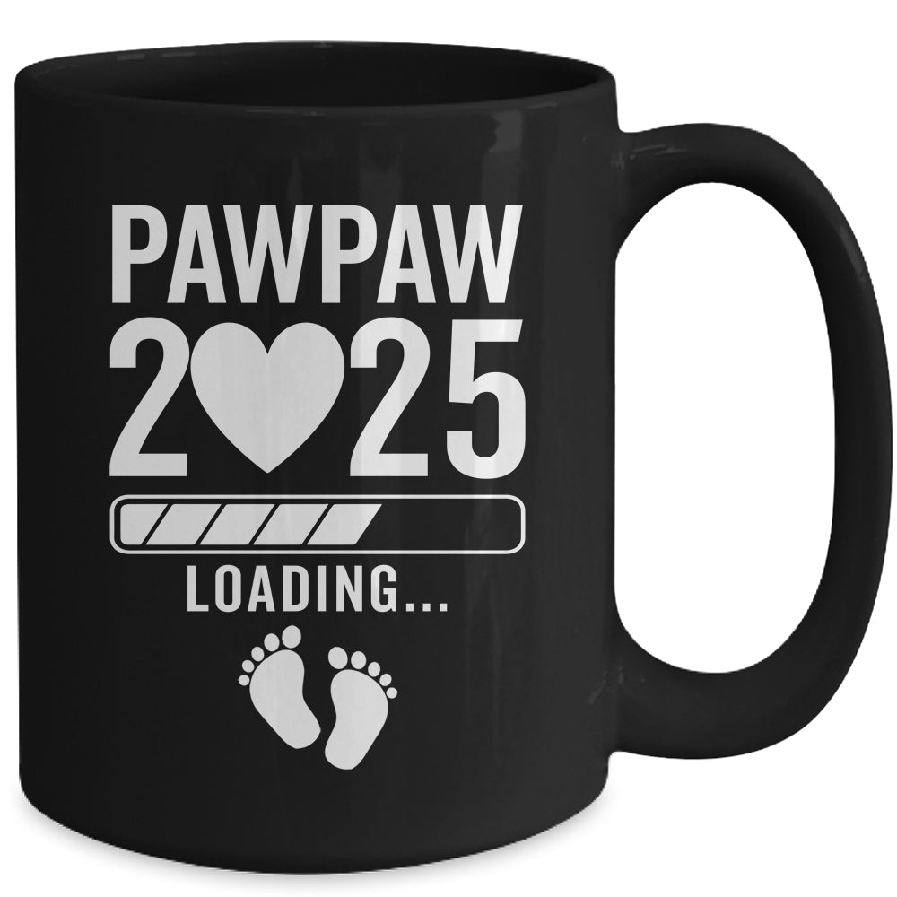 Soon To Be Pawpaw 2025 Pregnancy Announcement Loading Mug | teecentury