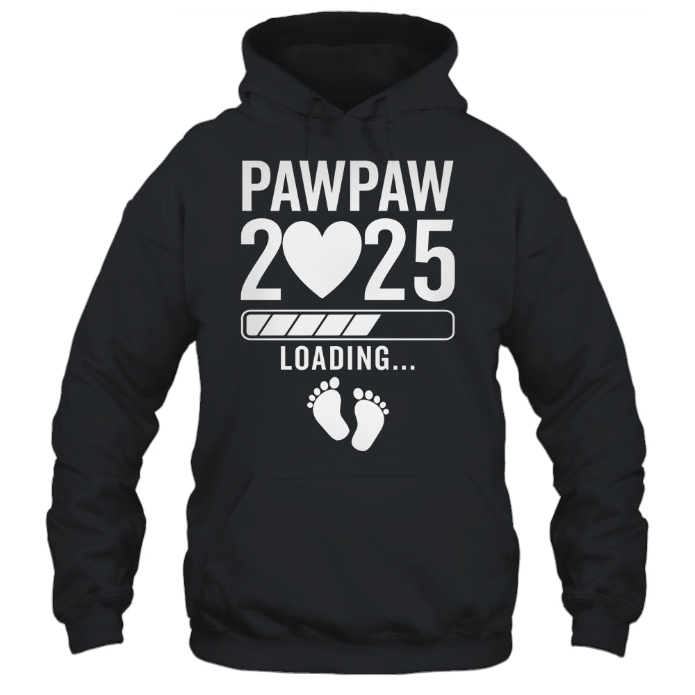 Soon To Be Pawpaw 2025 Pregnancy Announcement Loading Shirt & Hoodie | teecentury
