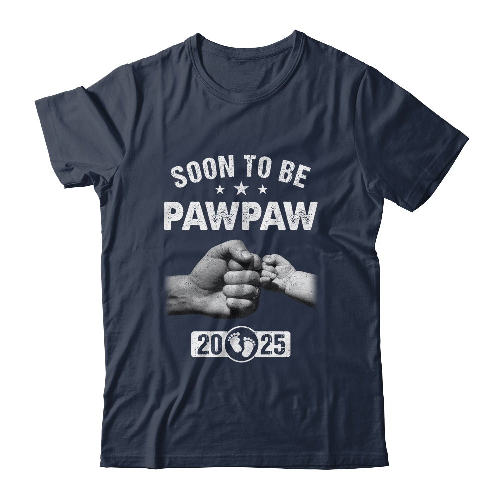 Soon To Be Pawpaw Est 2025 Fathers Day First Time New Shirt & Hoodie | teecentury
