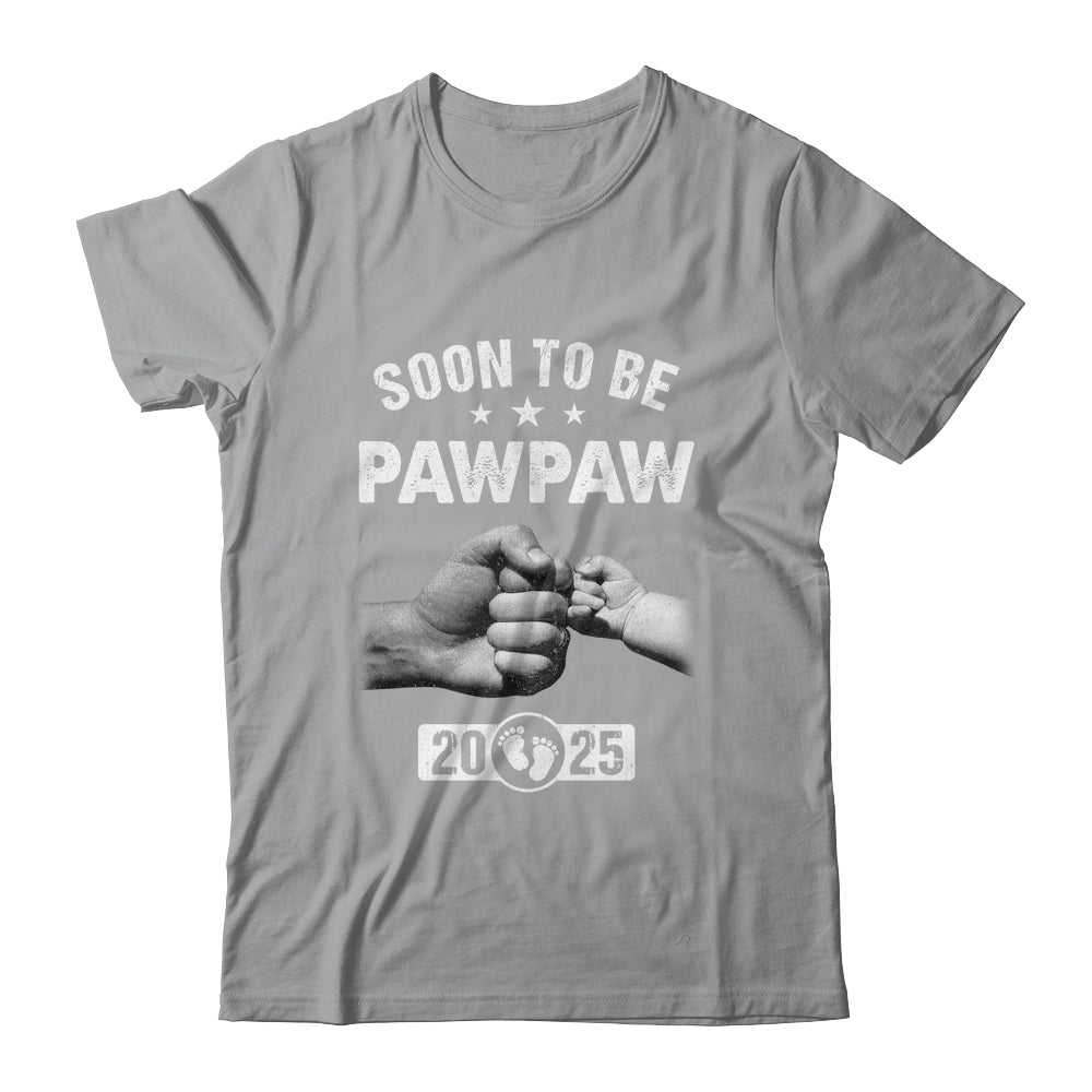 Soon To Be Pawpaw Est 2025 Fathers Day First Time New Shirt & Hoodie | teecentury