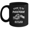 Soon To Be Pawpaw Est 2025 Fathers Day First Time New Mug | teecentury