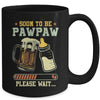 Soon To Be Pawpaw Est 2025 Pregnancy Announcement Loading Mug | teecentury