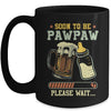 Soon To Be Pawpaw Est 2025 Pregnancy Announcement Loading Mug | teecentury
