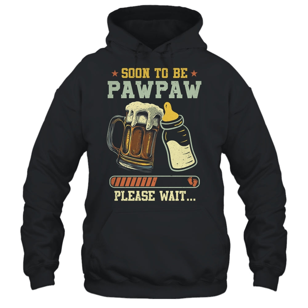 Soon To Be Pawpaw Est 2025 Pregnancy Announcement Loading Shirt & Hoodie | teecentury