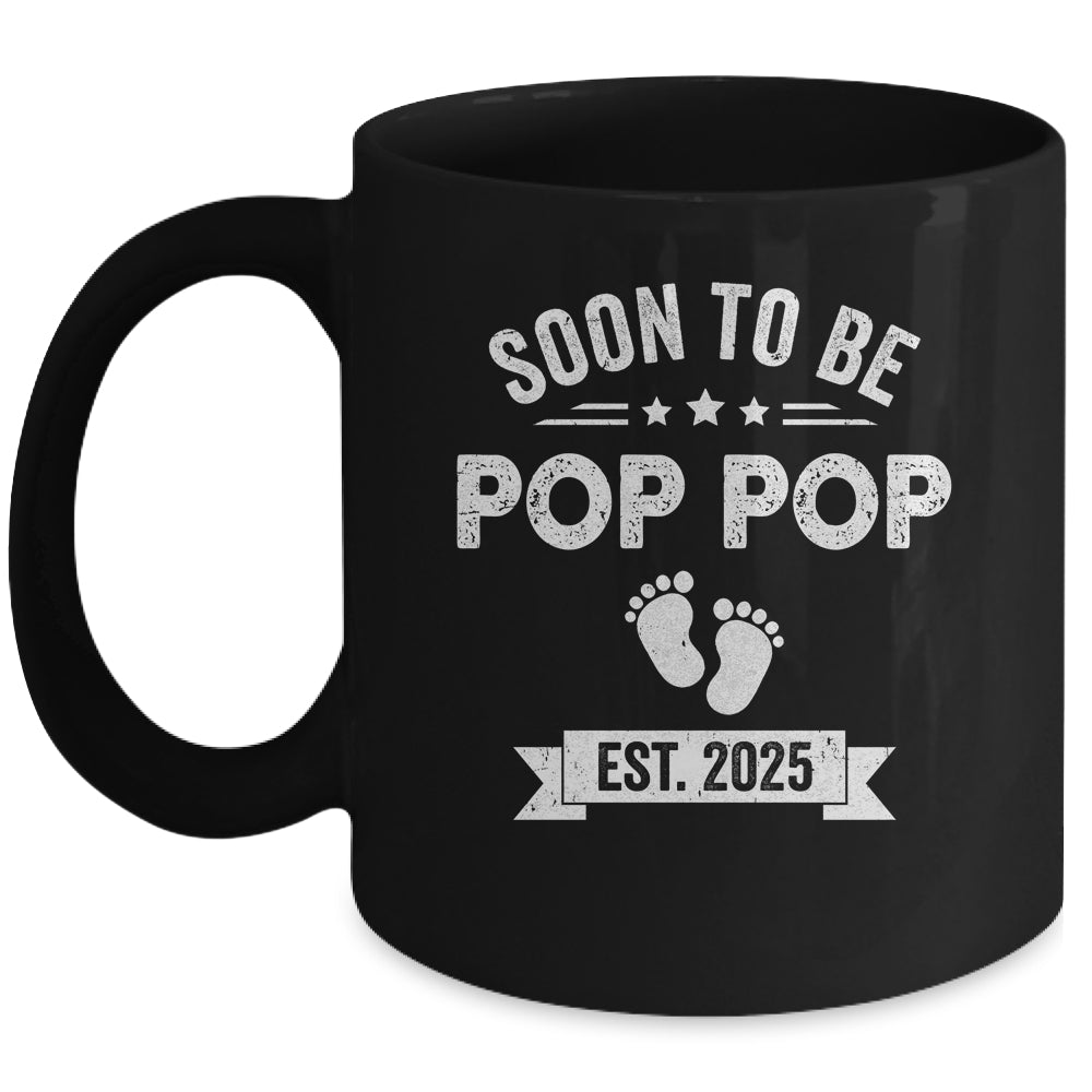Soon To Be Pop Pop 2025 Fathers Day First Time Pop Pop Mug | teecentury