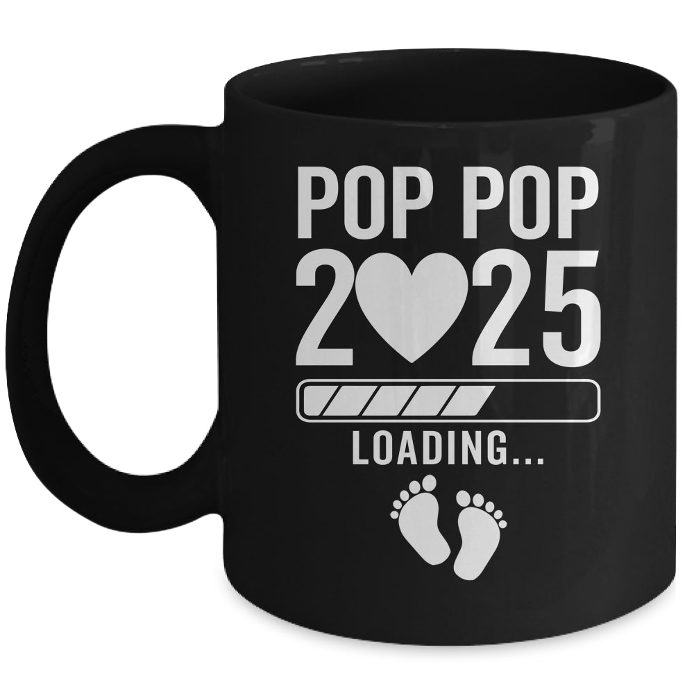 Soon To Be Pop Pop 2025 Pregnancy Announcement Loading Mug | teecentury