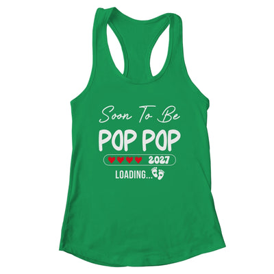 Soon To Be Pop Pop 2027 Loading Promoted To Pop Pop Est 2027 Shirt & Tank Top | teecentury