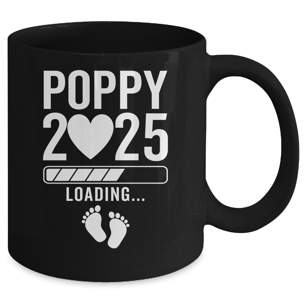 Soon To Be Poppy 2025 Pregnancy Announcement Loading Mug | teecentury