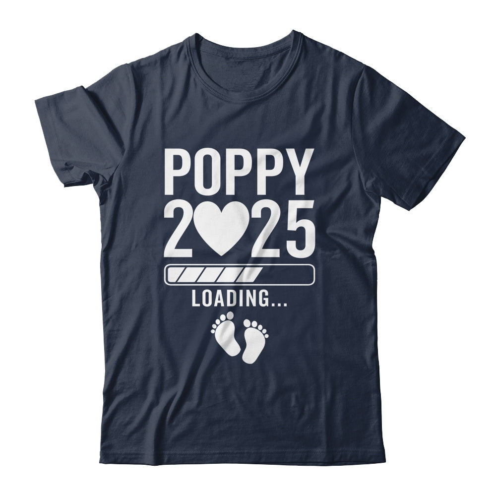 Soon To Be Poppy 2025 Pregnancy Announcement Loading Shirt & Hoodie | teecentury