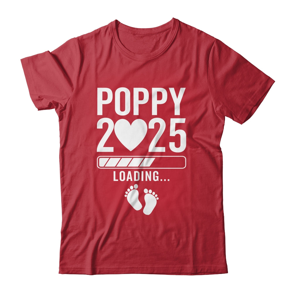 Soon To Be Poppy 2025 Pregnancy Announcement Loading Shirt & Hoodie | teecentury