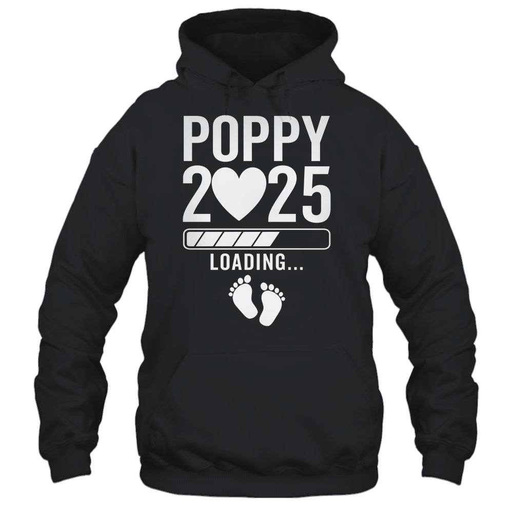 Soon To Be Poppy 2025 Pregnancy Announcement Loading Shirt & Hoodie | teecentury