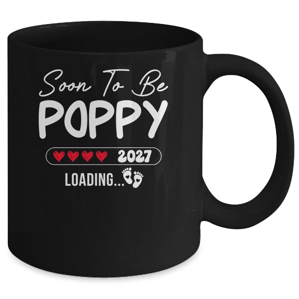 Soon To Be Poppy 2027 Loading Promoted To Poppy Est 2027 Mug | teecentury