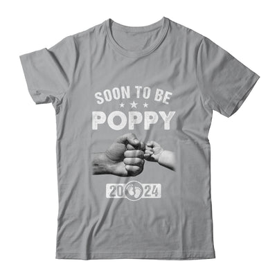 Soon To Be Poppy Est 2024 Fathers Day First Time New Poppy Shirt & Hoodie | teecentury