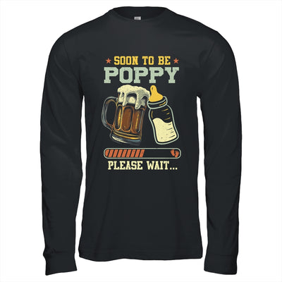Soon To Be Poppy Est 2025 Pregnancy Announcement Loading Shirt & Hoodie | teecentury