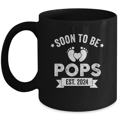 Soon To Be Pops 2024 Fathers Day First Time Pops Mug | teecentury