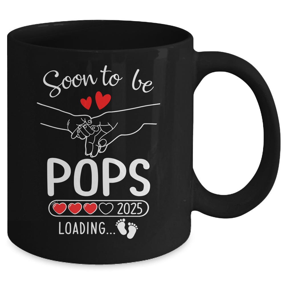 Soon To Be Pops 2025 Loading Pregnancy Announcement Pops Mug | teecentury