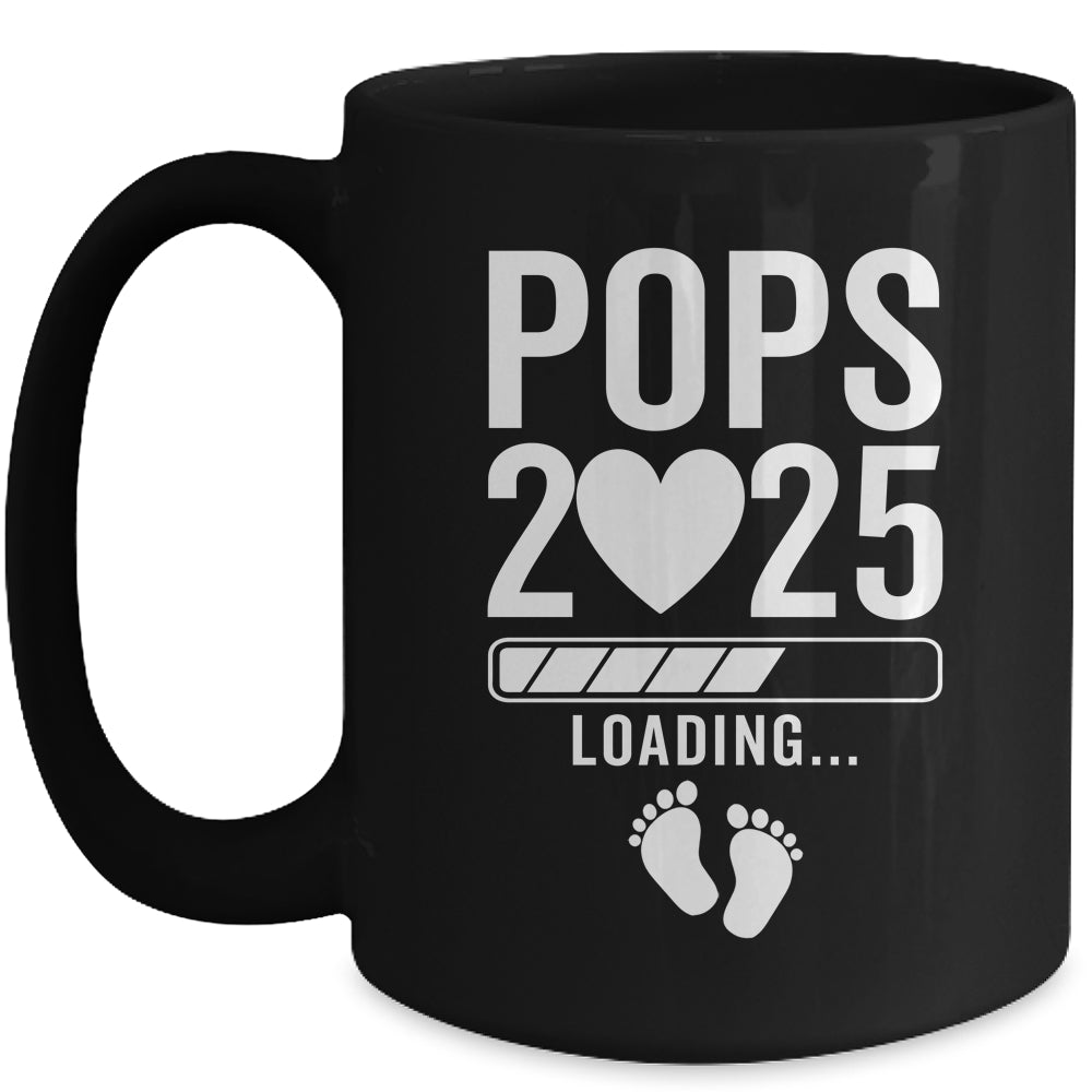Soon To Be Pops 2025 Pregnancy Announcement Loading Mug | teecentury