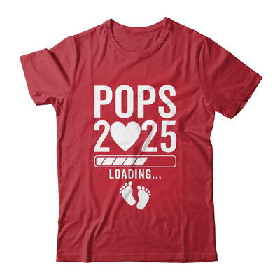 Soon To Be Pops 2025 Pregnancy Announcement Loading Shirt & Hoodie | teecentury