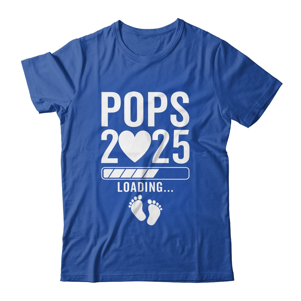 Soon To Be Pops 2025 Pregnancy Announcement Loading Shirt & Hoodie | teecentury