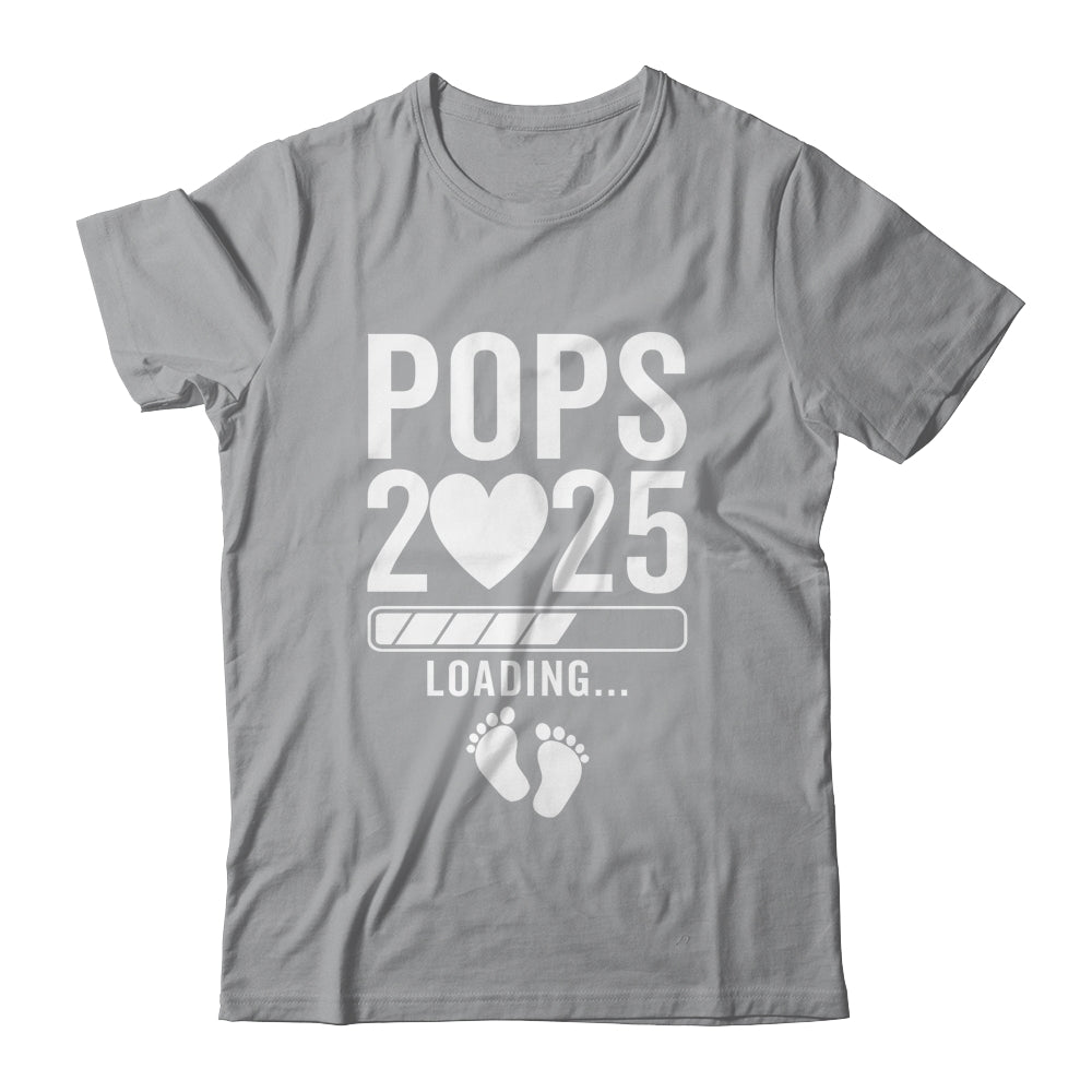 Soon To Be Pops 2025 Pregnancy Announcement Loading Shirt & Hoodie | teecentury