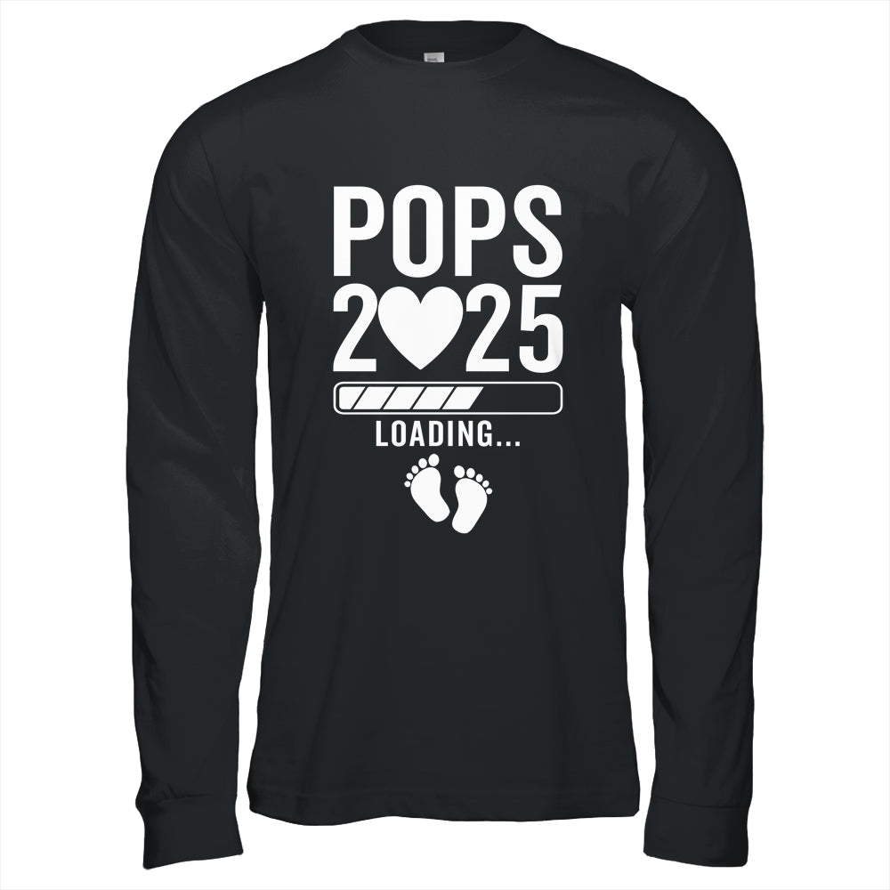 Soon To Be Pops 2025 Pregnancy Announcement Loading Shirt & Hoodie | teecentury