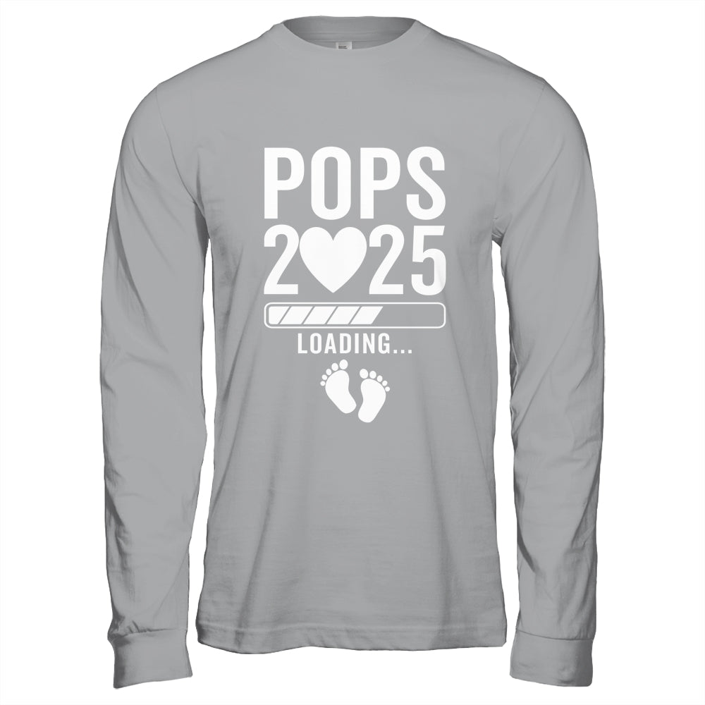 Soon To Be Pops 2025 Pregnancy Announcement Loading Shirt & Hoodie | teecentury