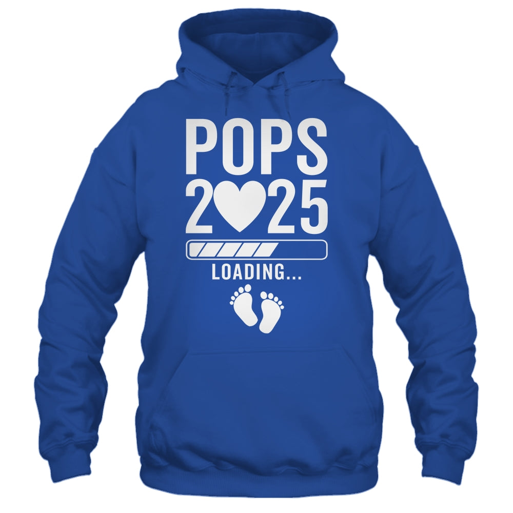 Soon To Be Pops 2025 Pregnancy Announcement Loading Shirt & Hoodie | teecentury