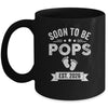 Soon To Be Pops 2026 Fathers Day First Time Pops Mug | teecentury