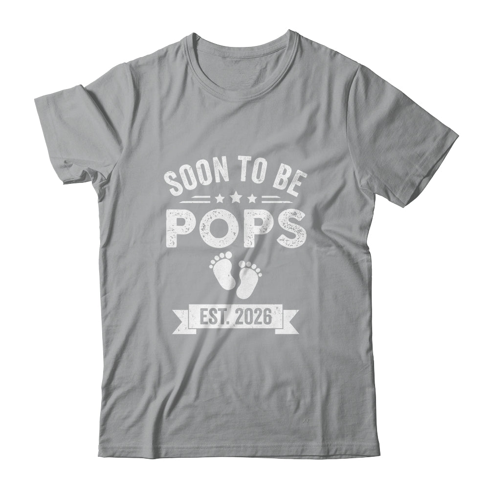 Soon To Be Pops 2026 Fathers Day First Time Pops Shirt & Hoodie | teecentury