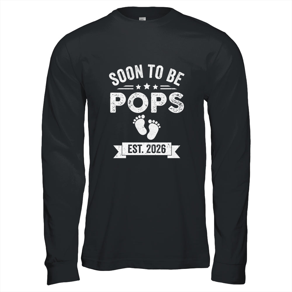 Soon To Be Pops 2026 Fathers Day First Time Pops Shirt & Hoodie | teecentury