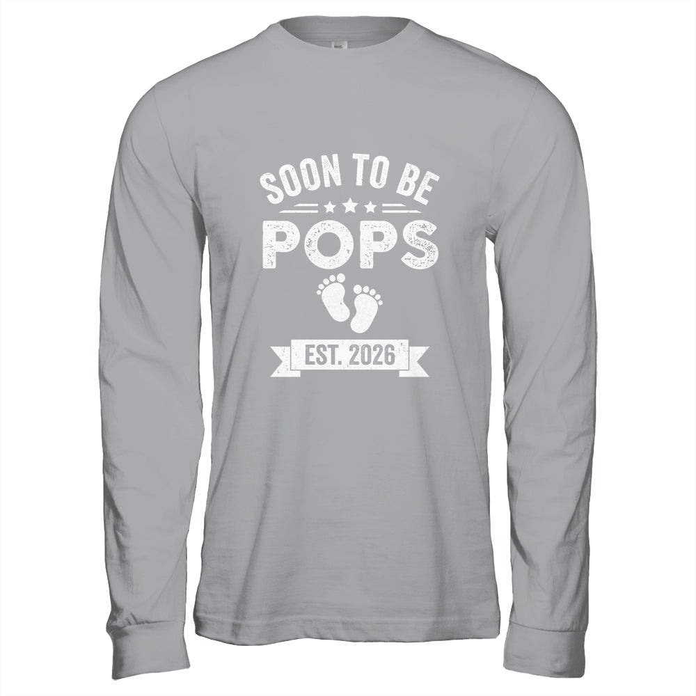 Soon To Be Pops 2026 Fathers Day First Time Pops Shirt & Hoodie | teecentury