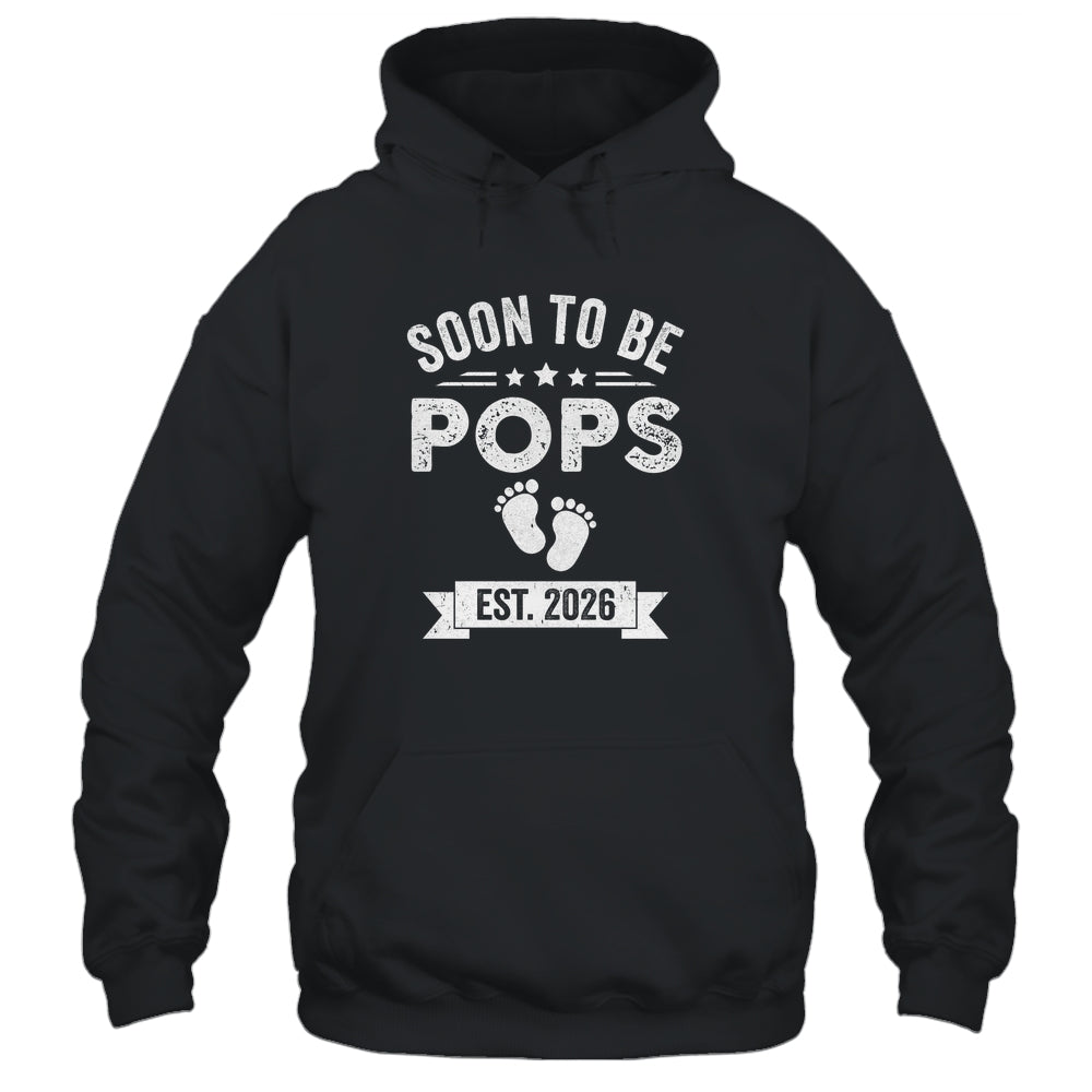 Soon To Be Pops 2026 Fathers Day First Time Pops Shirt & Hoodie | teecentury