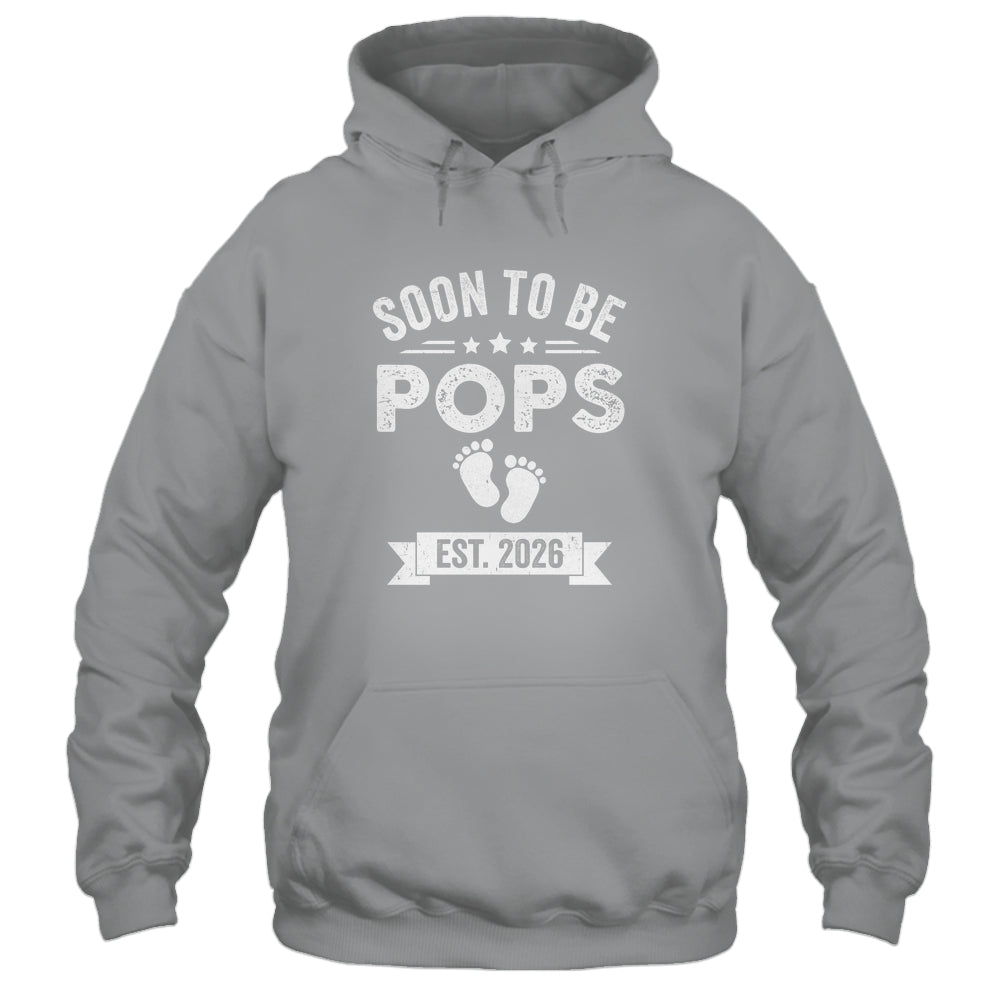 Soon To Be Pops 2026 Fathers Day First Time Pops Shirt & Hoodie | teecentury