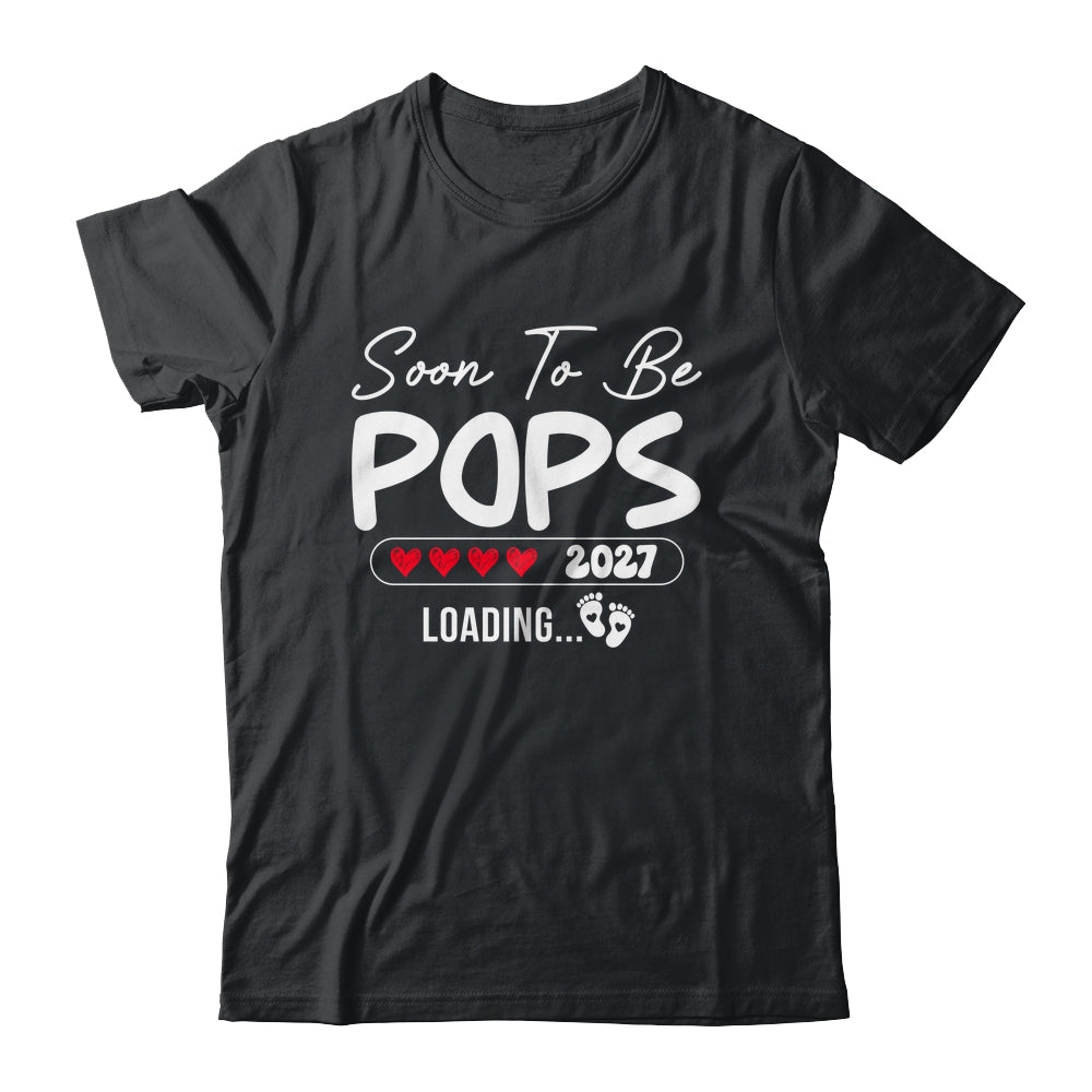 Soon To Be Pops 2027 Loading Promoted To Pops Est 2027 Shirt & Tank Top | teecentury