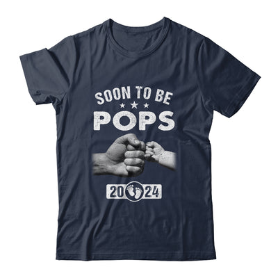 Soon To Be Pops Est 2024 Fathers Day First Time New Pops Shirt & Hoodie | teecentury