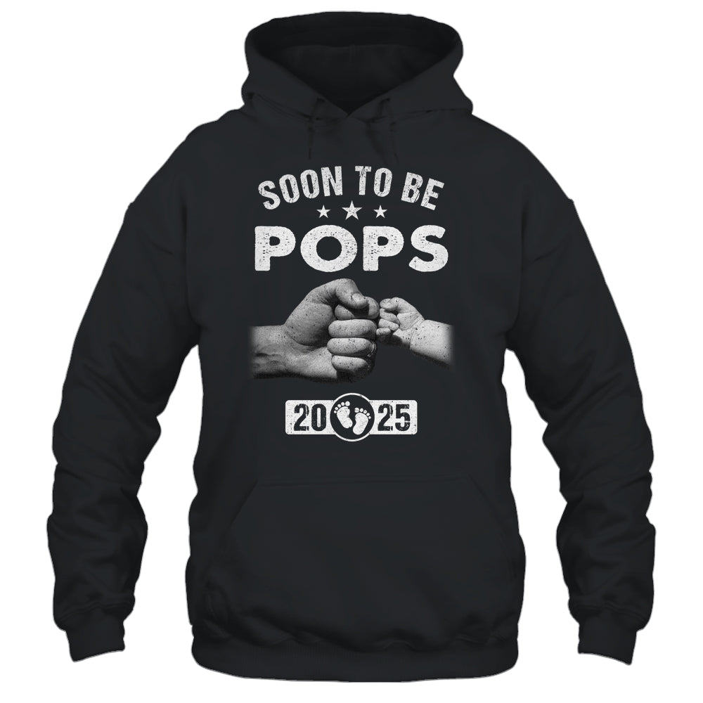 Soon To Be Pops Est 2025 Fathers Day First Time New Pops Shirt & Hoodie | teecentury